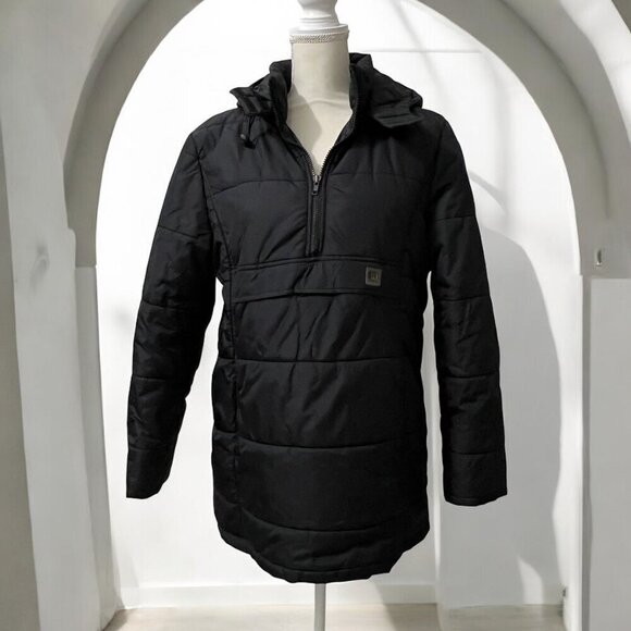 Kenneth Cole Men's Black Quarter Zip Pull Over Quilted Jacket Large - Picture 1 of 7